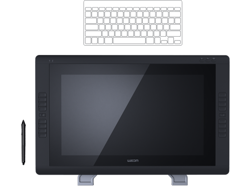 Wacom Cintiq 22HD Touch Creative Pen Display with accessories ( DTH-2200 ) NEW