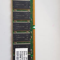 Micron 512MB PC133U CL3 ECC 168Pin SDRAM DIMM Memory Module (MT18LSDT6472AG-133D2)