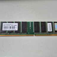 Transcend 512MB DDR 400MHz PC3200 CL3 NonECC Unbuffered 184-Pin DIMM ( TS64MLD64V4J-S ) REF