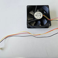T&T 12VDC 0.19A 80mm 3Wire Case Cooling Fan ( 8025M12S ) USED