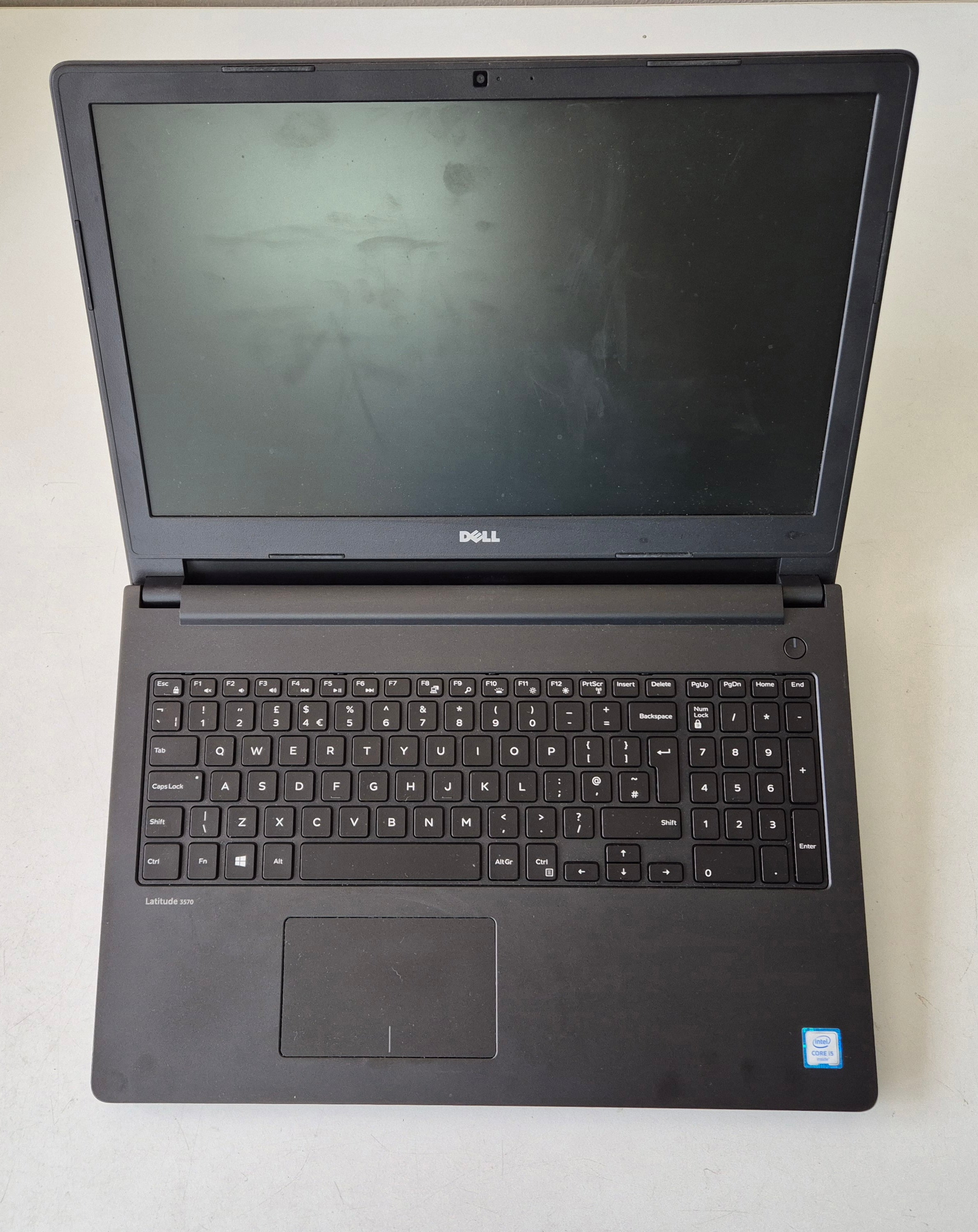 Dell Latitude 3570 500GB HDD 4GB RAM i5-6200U 2.40GHz Win10 15.6" USED BATTERY NOT HOLDING CHARGE