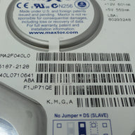 MA2F040L0 - Maxtor HP Fireball 3 40 Gb IDE 5400rpm 3.5in Hard Disk Drive - Refurbished
