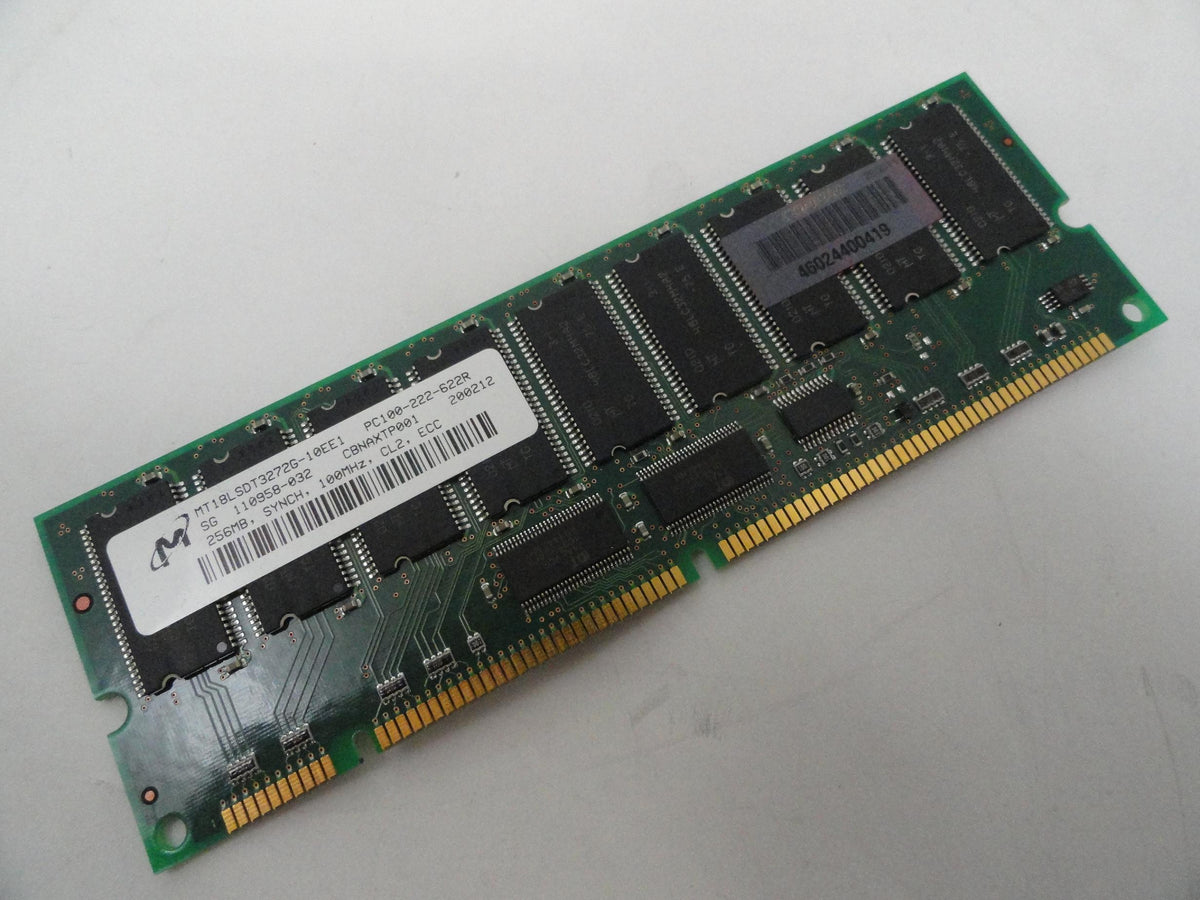 Micron 256Mb 100MHz CL2 ECC DIMM ( MT18LSDT3272G-10EB1  ) REF