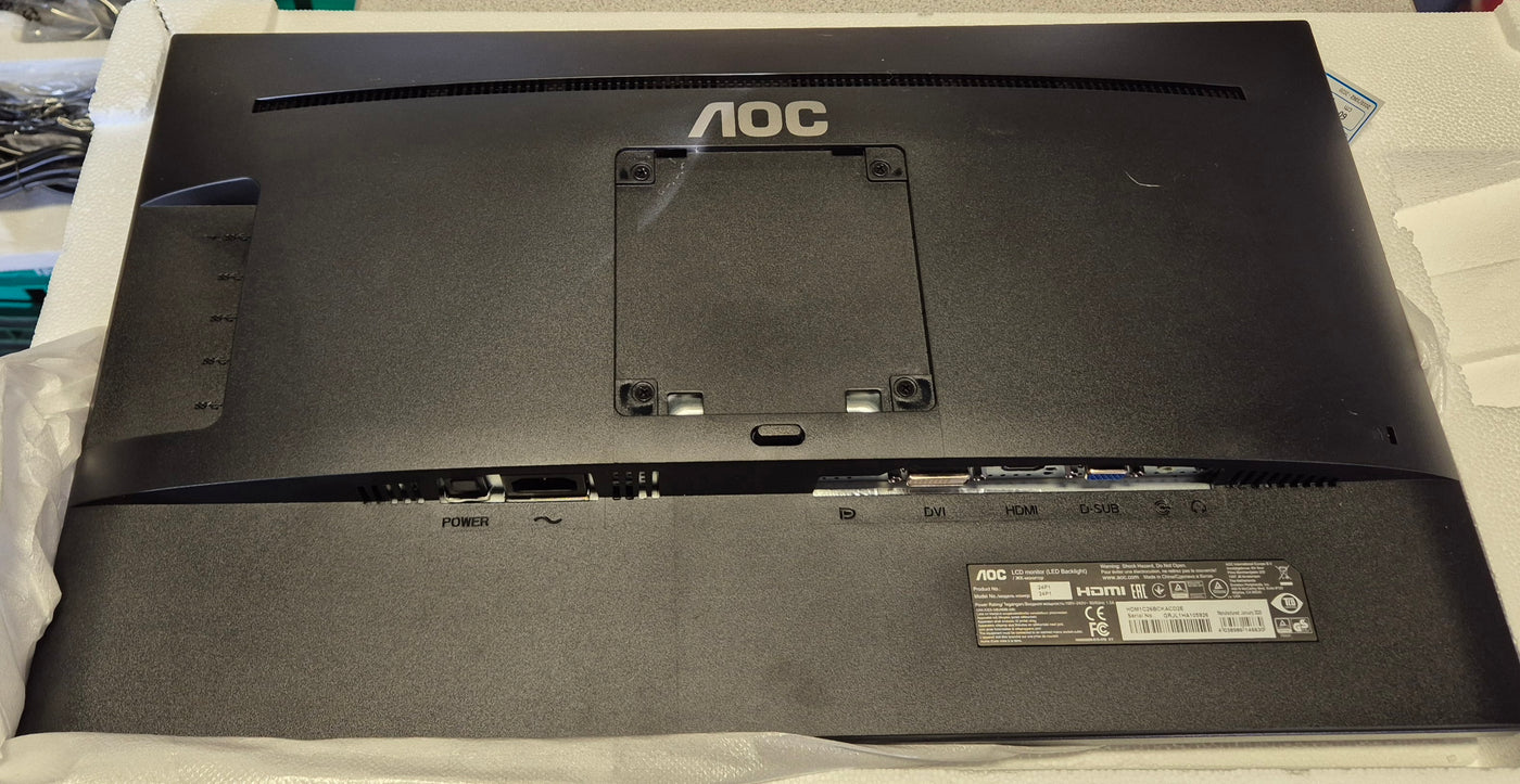 AOC 24P1 24" Full HD Monitor ( HDM1C26BCKACD2E ) USED