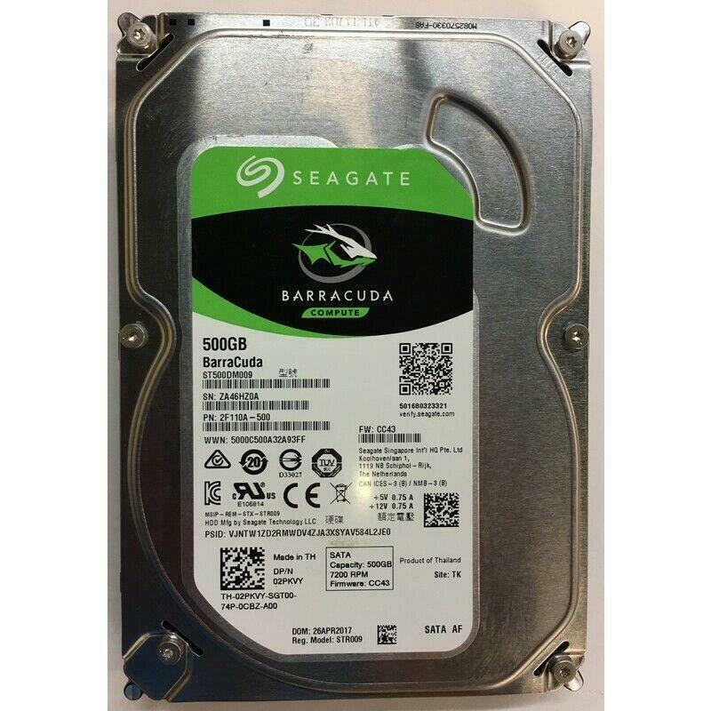 Seagate Dell 500Gb SATA 7200rpm 3.5in HDD ( 2F110A-500 ST500DM009 02PKVY ) REF