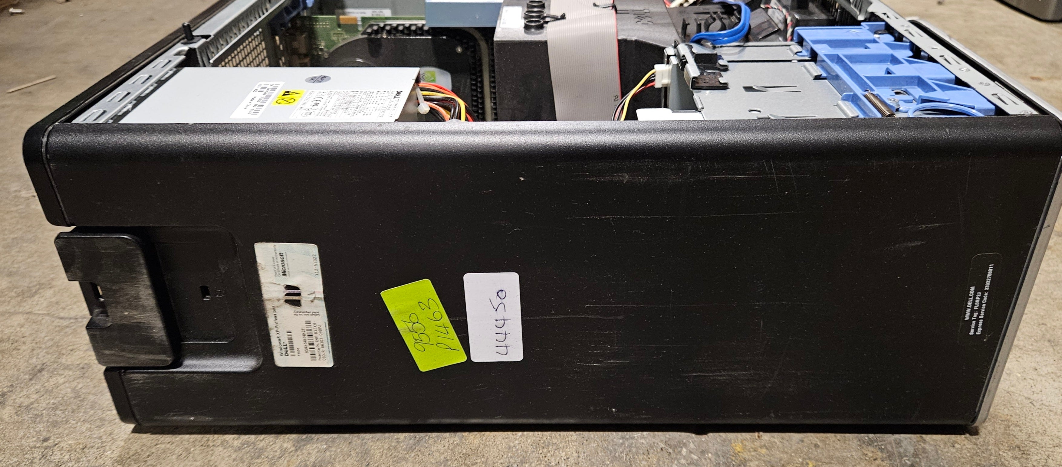 Dell Precision 390 4GB RAM Core2Duo 2.66Ghz NO OS NO HDD Dual DVI Nvidia Quadro FX Win7Pro COA - no side panel ( DCTA ) USED