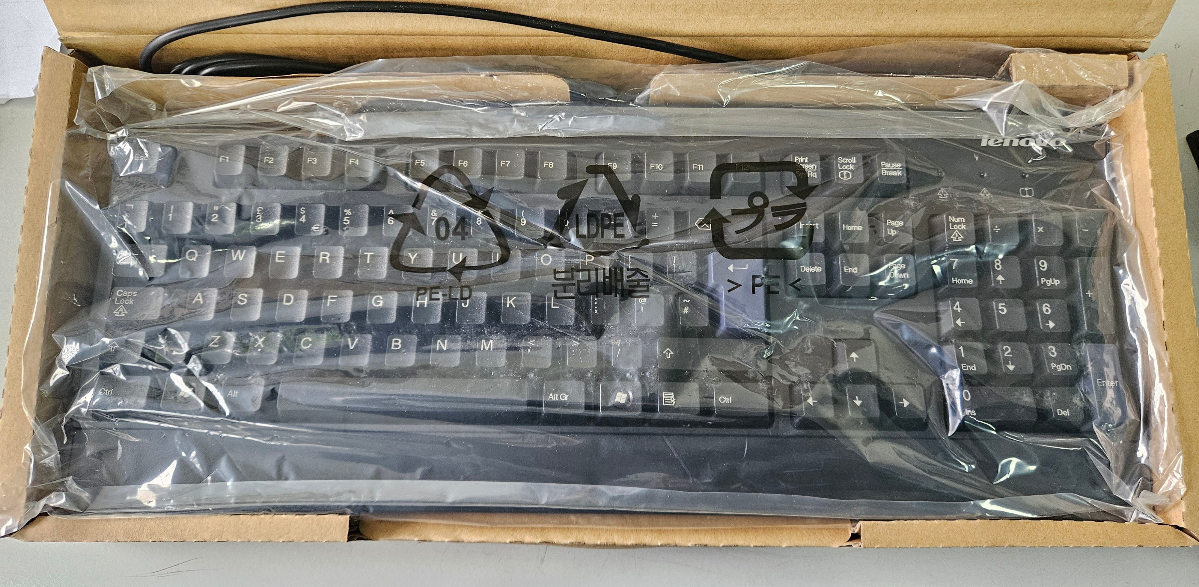 Lenovo SK-8825 UK USB Pro Black Keyboard with palmrest ( 41A5136 ) NEW