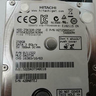 Hitachi 250GB SATA 5400rpm 2.5in HDD ( 0J11522 HTS543225A7A384 H2T250854S7 ) REF