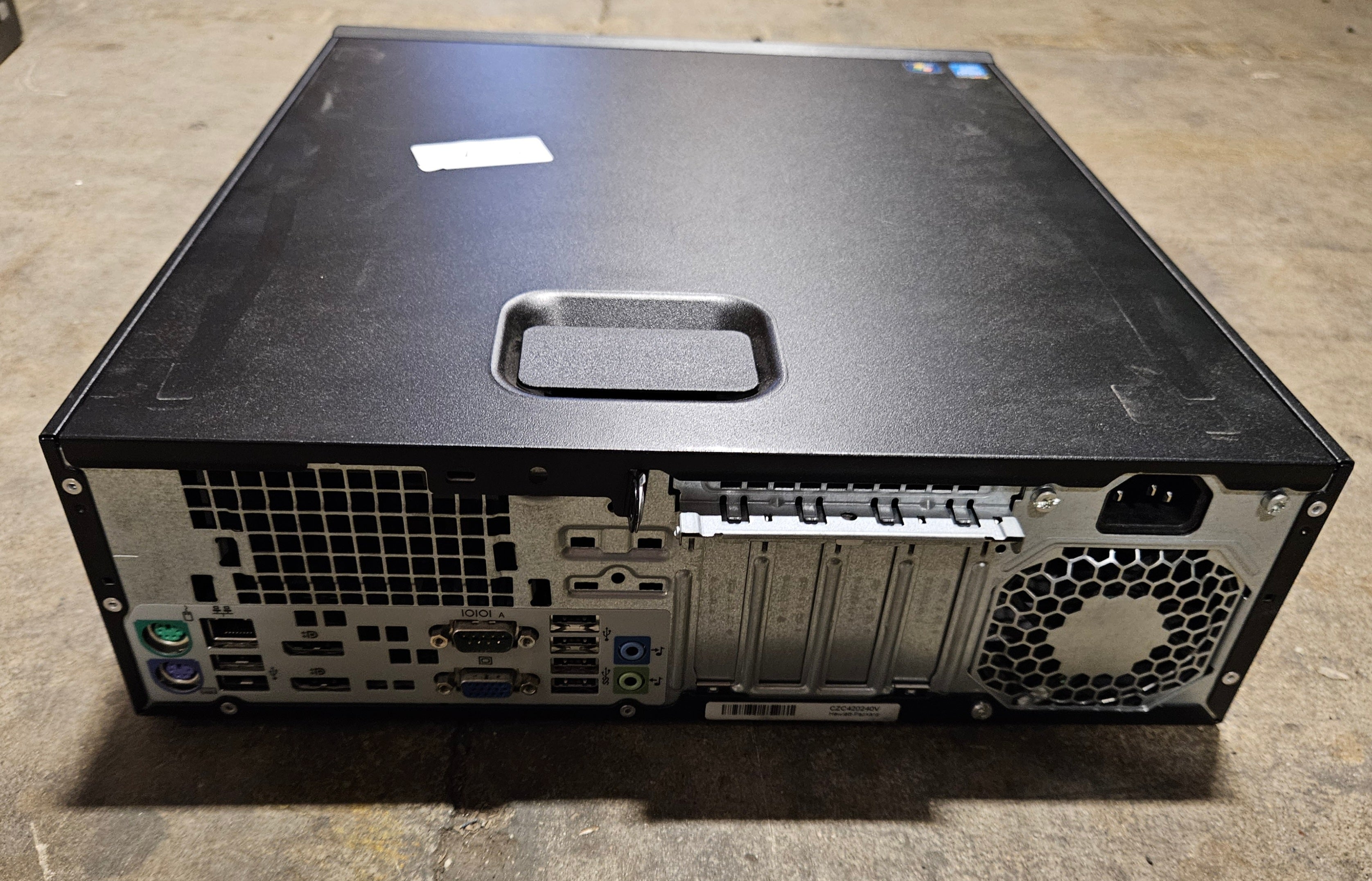 HP EliteDesk 800 G1 SFF DVD 4GB RAM i5-4570 3.2GHz NO HDD NO OS PC ( C8N26AV ) USED