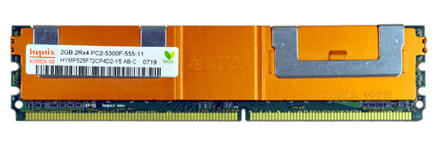 HP Hynix 2GB PC2-5300 DDR2-667MHz CL5 240Pin FBDIMM ( HYMP525F72CP4D2-Y5 398707-051 ) REF