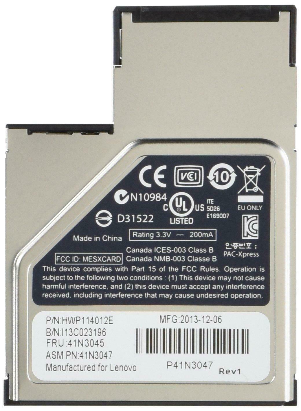 LENOVO Gemplus 54 mm ExpressCard Smart Card Reader ( 41N3043 ) NEW