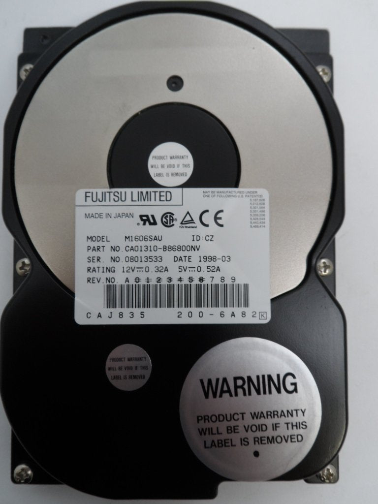 CA01310-B86800NV - Fujitsu 1GB SCSI 50 Pin 5400rpm 3.5in HDD - Refurbished