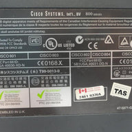 Cisco 803 series ISDN Ethernet Router - Black ( CISCO 803 5B1USA-40030-XD-N PTC 231/99/004 I88-5005-B 5895014705260 Cisco )