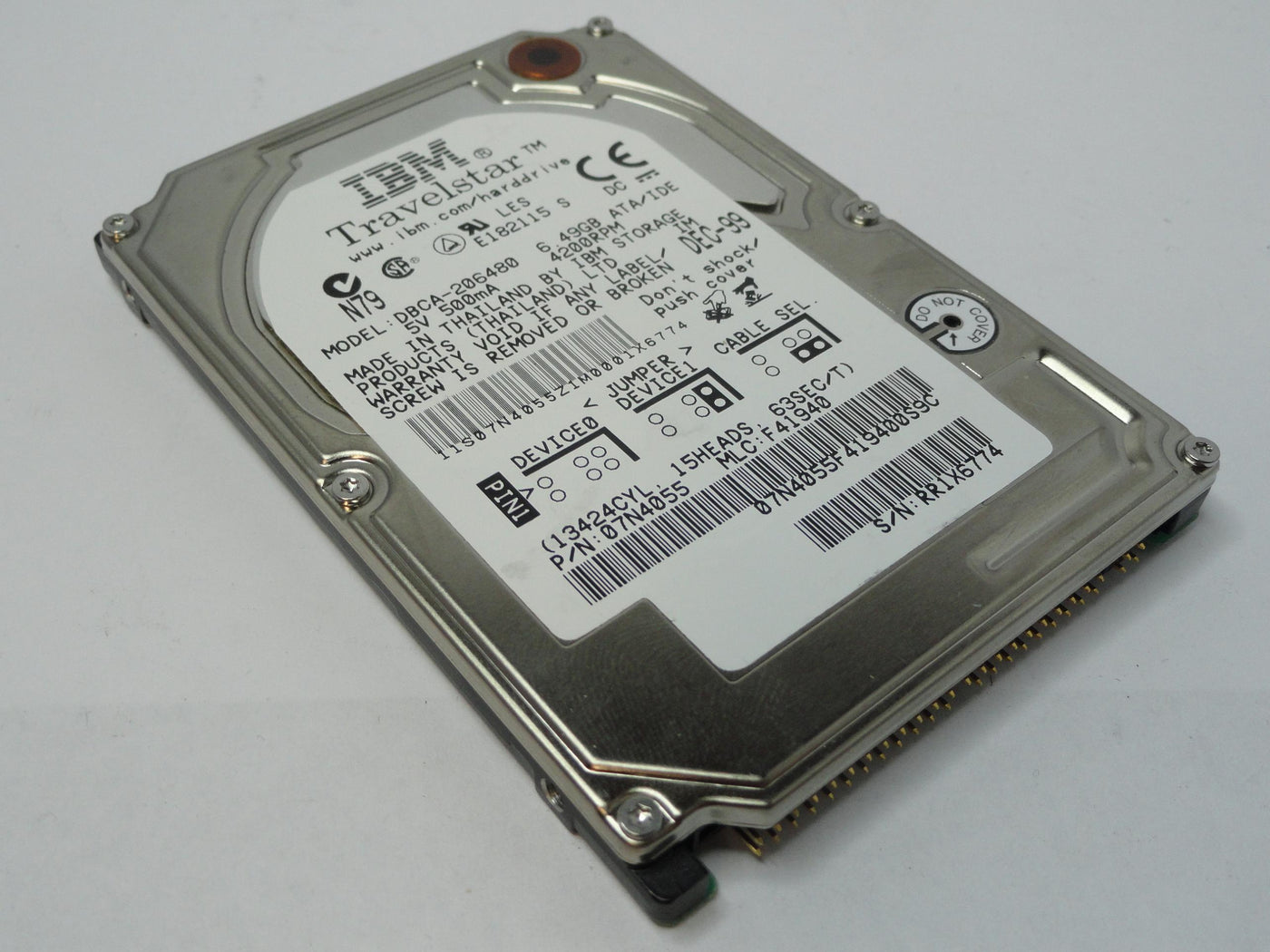 PR19105_07N4055_IBM 6.5Gb IDE 4200rpm 2.5in HDD - Image2