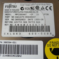 PR19587_CA01675-B94400CP_Fujitsu HP 6.4GB IDE 5400rpm HDD - Image3
