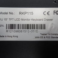 RKP115 1U 15'' TFT LCD Monitor Keyboard Drawer ( RKP115 RKP115    Generic )