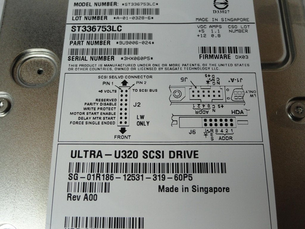 PR21970_9U9006-024_Seagate Dell 36GB SCSI 80 Pin 15Krpm 3.5in HDD - Image4