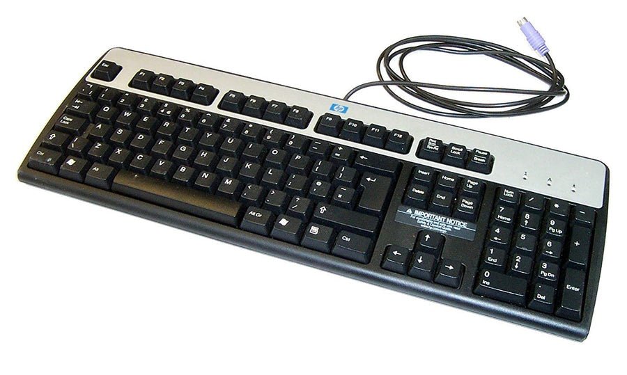 HP UK PS/2 Keyboard (Black) ( 352750-031 KB-0316 ) USED