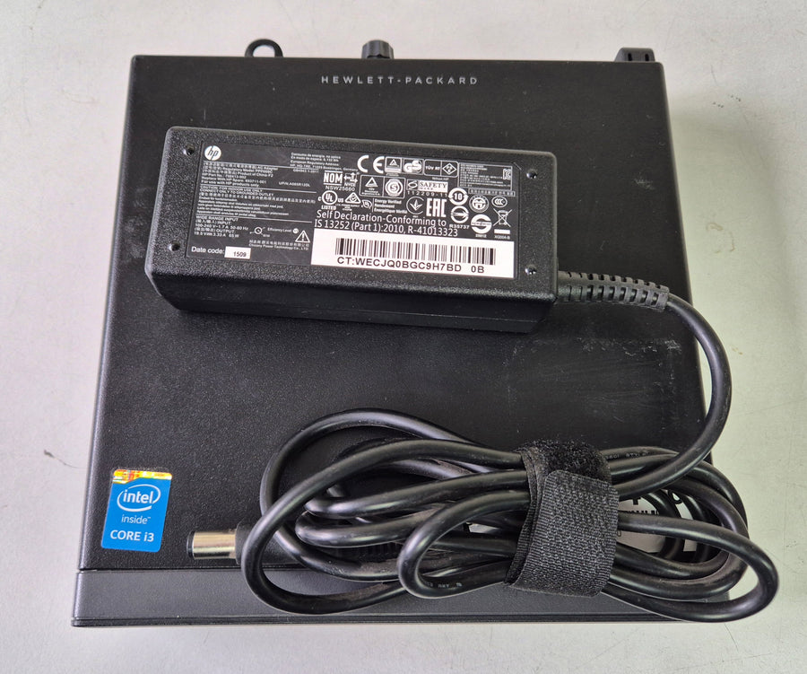 HP EliteDesk 800 G1 Desktop Mini 120GB SSD 4GB RAM i3-4160T 3.1GHz NO OS w/ adapter ( L9W49ET#ABU ) USED
