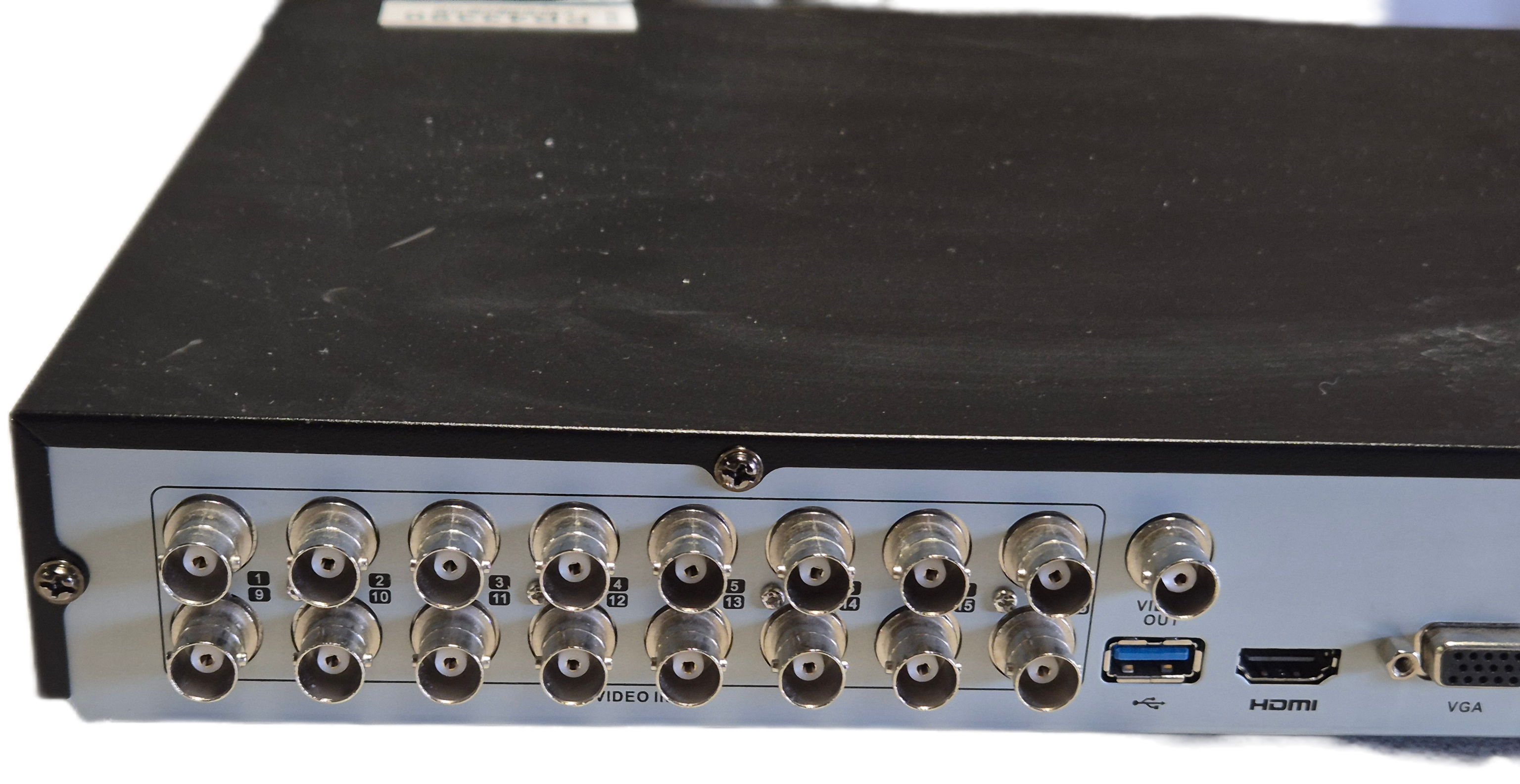 HIKVision 16 Channel Embedded Net DVR NO HDD - passwords reset NO PSU ( DS-7216HUHI-K2 ) USED