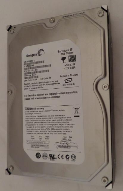 9BL13E-302 - Seagate 250GB SATA 7200rpm 3.5in HDD - Refurbished