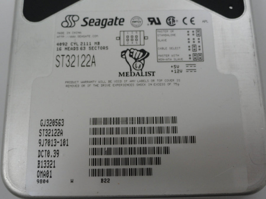 PR18681_9J7013-101_Seagate 2.1Gb IDE 3.5in 5400rpm Hard Drive - Image2