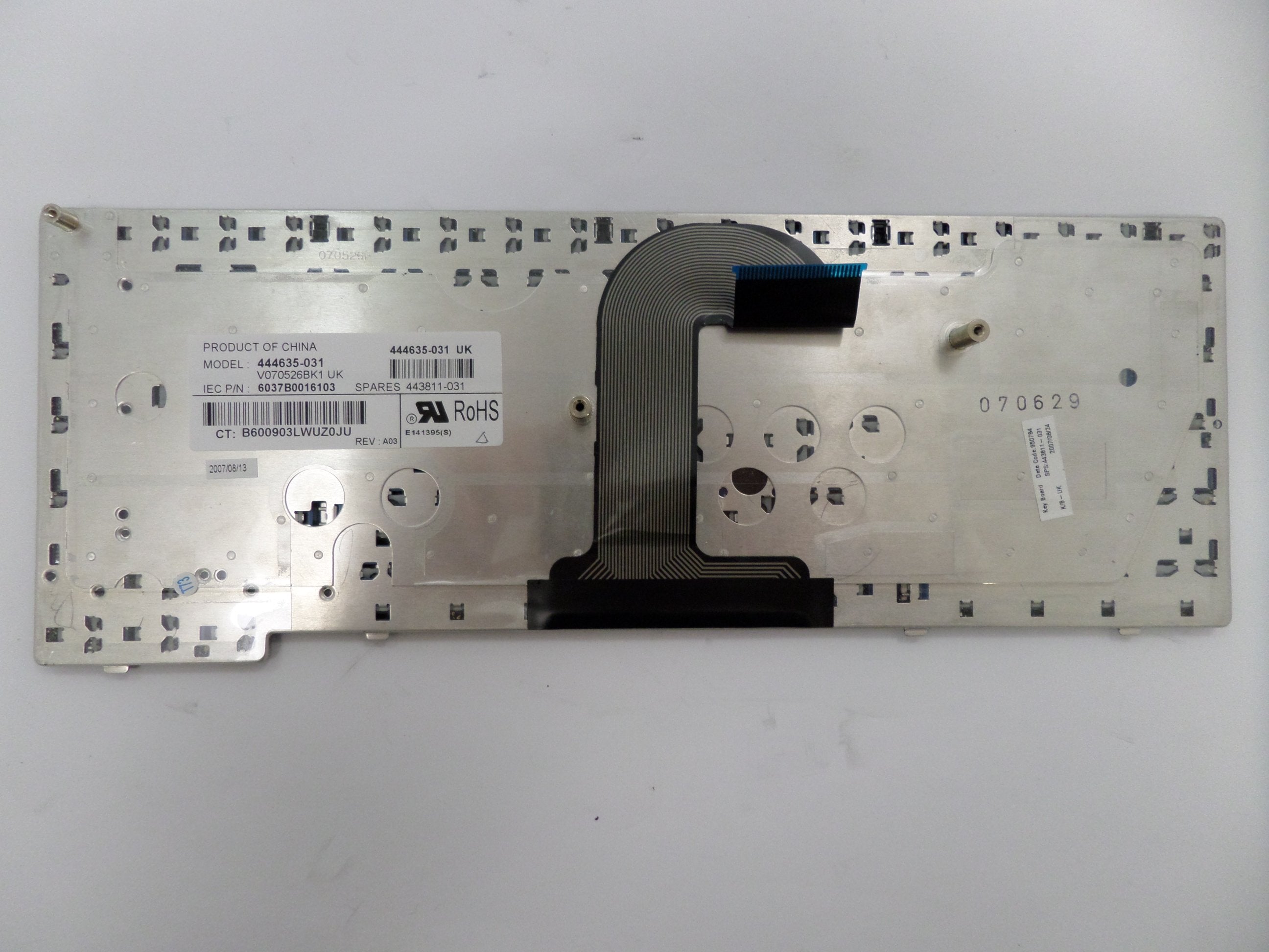 PR01451_443811-031_HP 6710B UK Laptop Keyboard - Image2