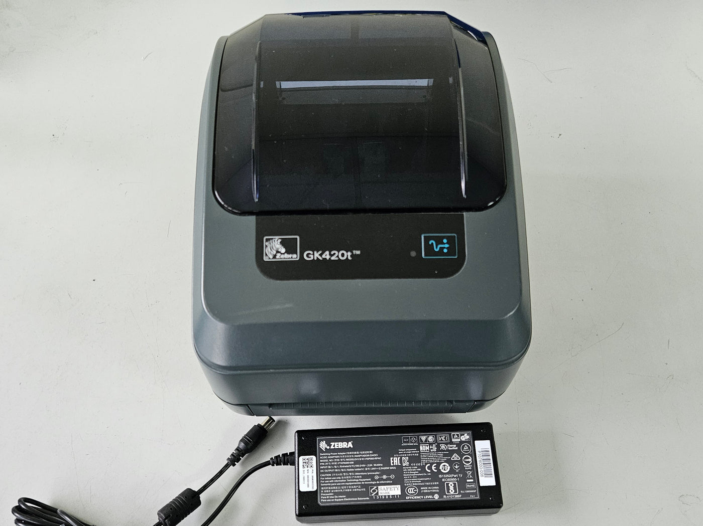 Zebra GK420t Thermal Transfer Label Printer with PSU ( GK42-102520-000 ) USED