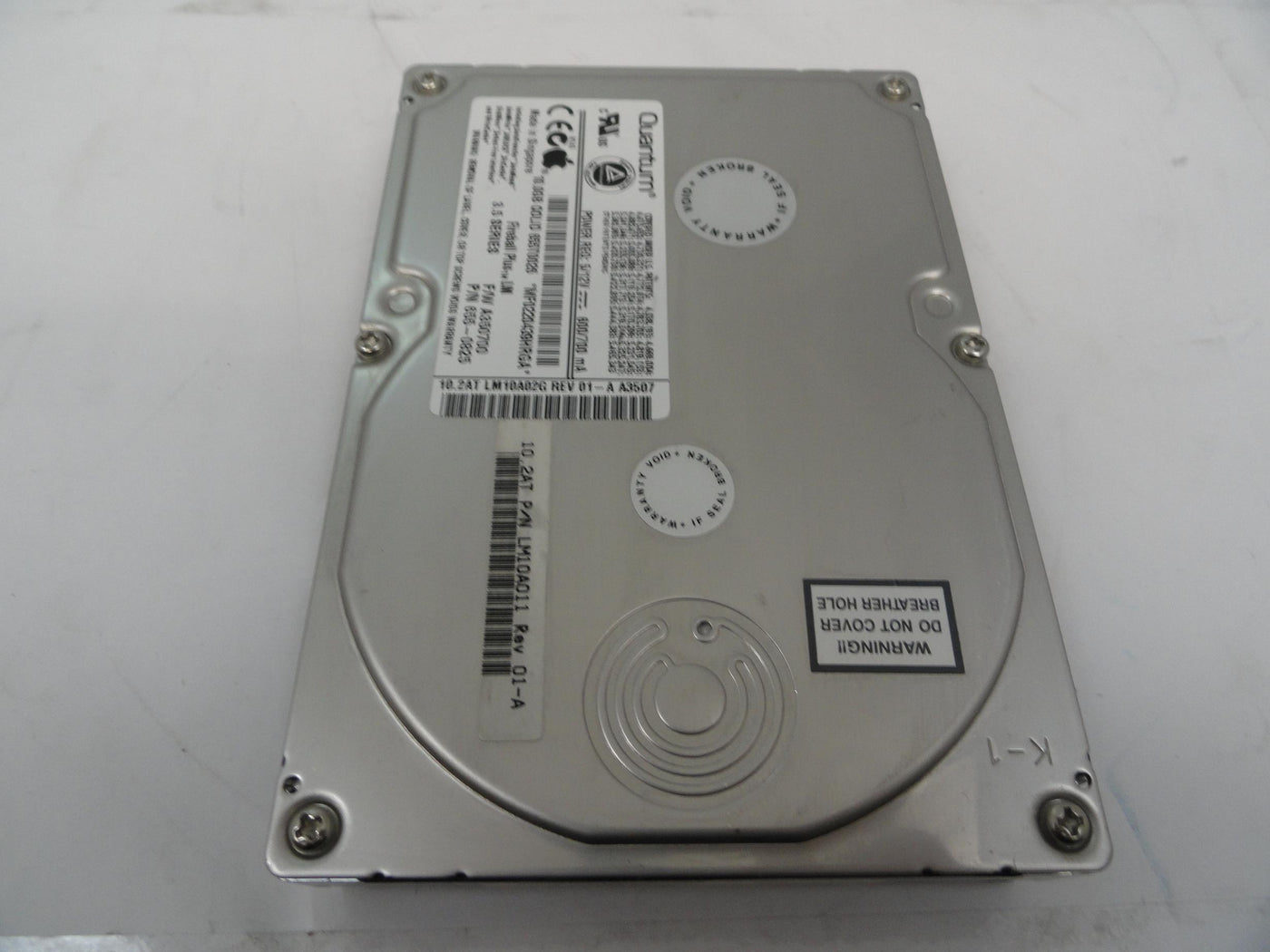 Quantum Apple 10.2GB IDE 7200rpm 3.5in HDD ( LM10A011 LM10A02G 655-0825 655T0026 ) REF