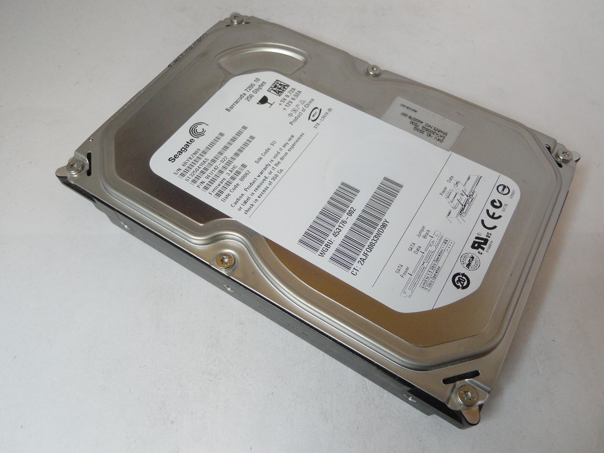 PR21692_9EU142-022_Seagate HP 250Gb SATA 7200rpm 3.5in HDD - Image2