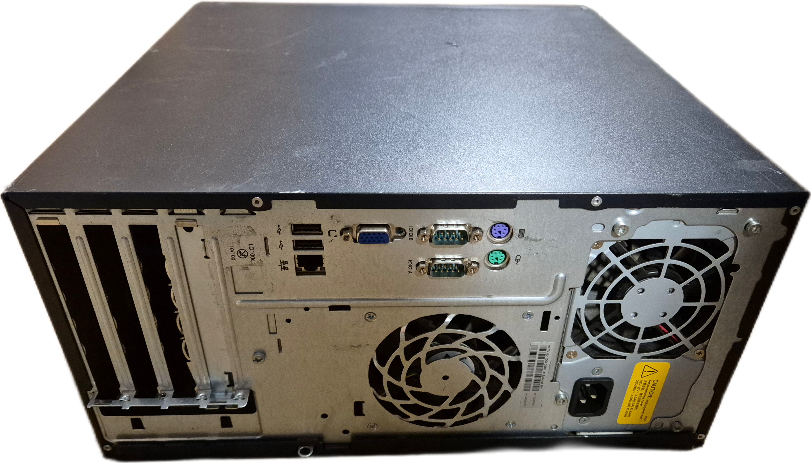 HP ProLiant ML110 G4 447GB DVD 8GB RAM Xeon 3040 1.86GHz w/ RAID 5 tolerance NO OS USED