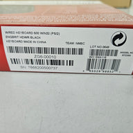 Microsoft Wired Black Keybord 500 Win32 PS/2 ( ZG6-00010 ) NEW