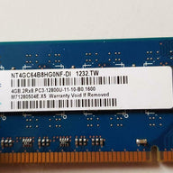 Nanya/HP 4GB 2Rx8 PC3-12800U 1600MHz non-ECC Unbuffered CL11 240-Pin DIMM ( NT4GC64B8HG0NF-DI 655410-150 ) REF