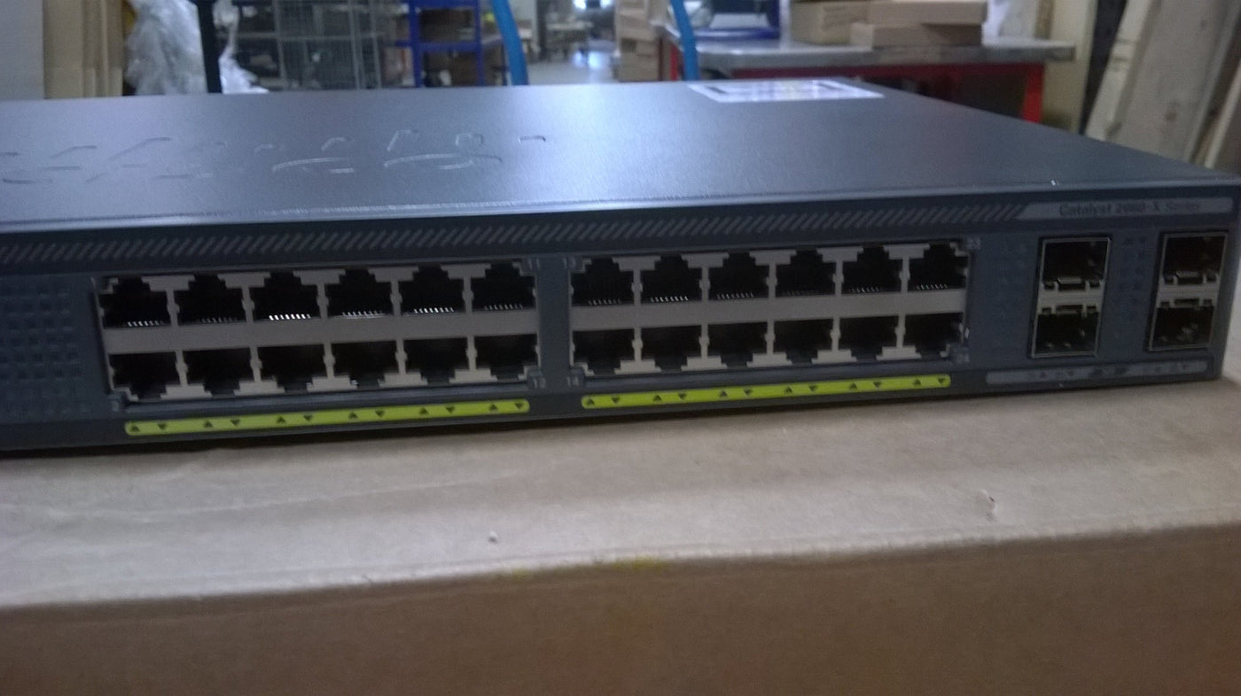 CISCO CATALYST 24 PORT ETHERNET SWITCH MANAGED ( WS-C2960X-24TS-L NOB )