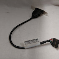 IBM Lenovo Low Profile RS232 Serial Port Panel and Cable 300mm Black (03T8154)