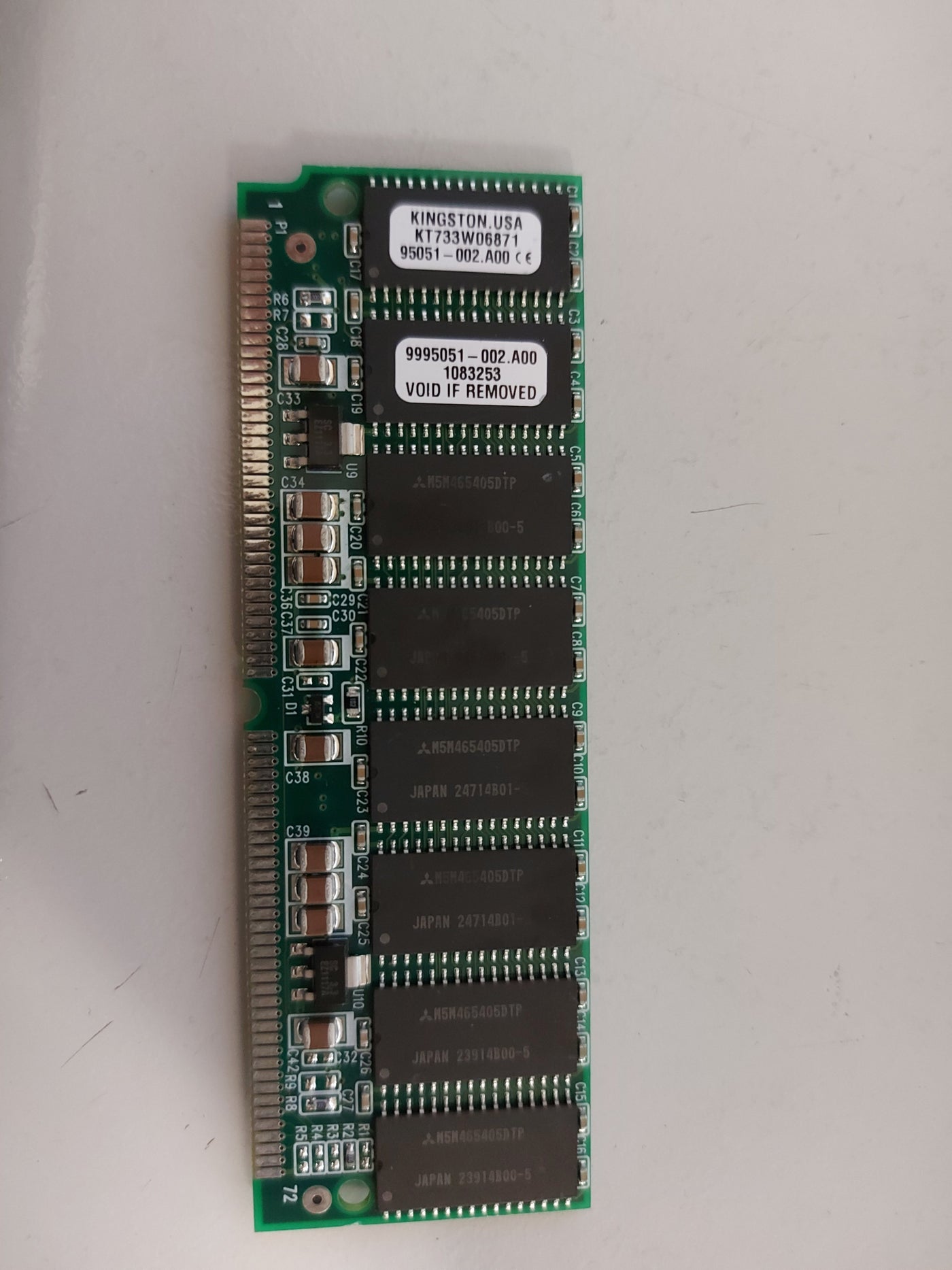 KINGSTON SPECIALIST 128MB NON ECC 72 PIN SIMM EDO MEMORY KT733W06871