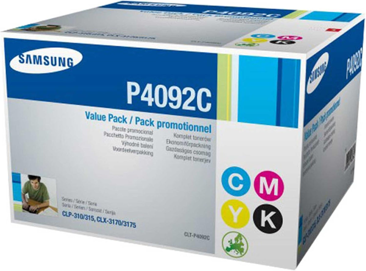 Samsung Rainbow Toner Pack for CLP-310/315 CLX-3170/3175 CMYB ( CLT-P4092C ) OLD STOCK