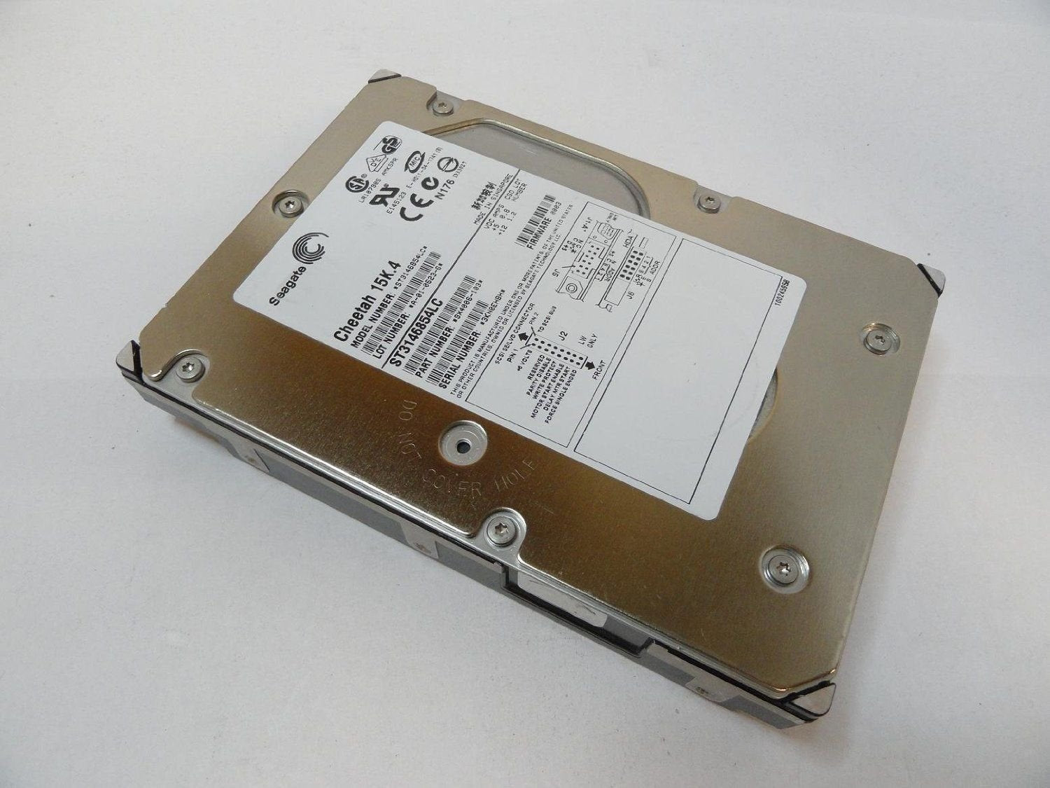 Seagate 146GB SCSI 80 Pin 15Krpm 3.5in HDD ( ST3146854LC 9X4006-103 ) REF
