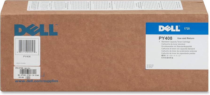 Dell Black Toner Cartridge ( PY408 ) NEW OLD STOCK