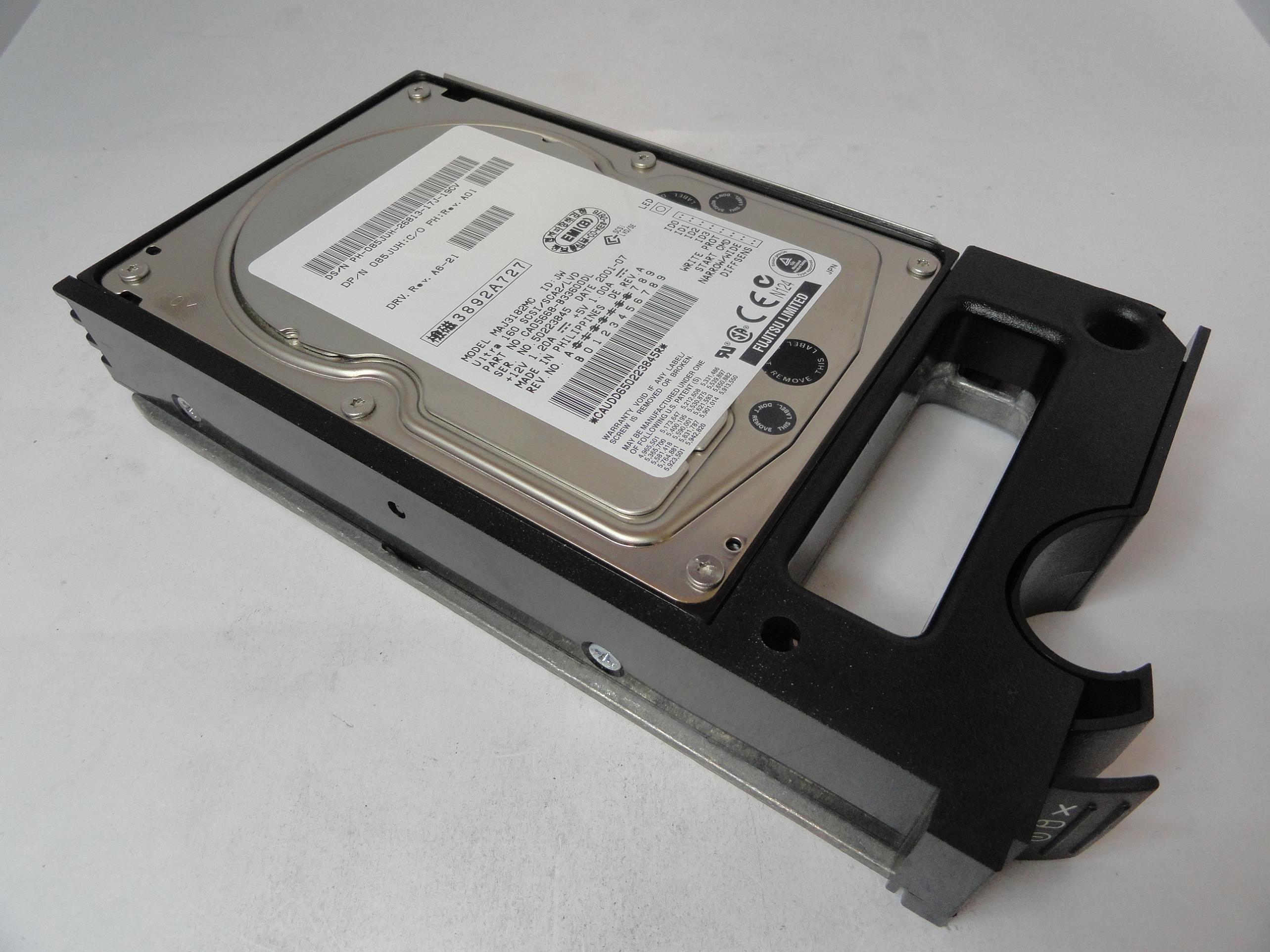PR21974_CA05668-B33600DL_Fujitsu Dell 18GB SCSI 80 Pin 10Krpm 3.5in HDD - Image2
