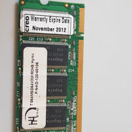 Transcend 512MB DDR PC2700 2.5V Non ECC Unbuffered 200Pin 333MHz SODIMM Memory Module (TS64MSD64V3M)