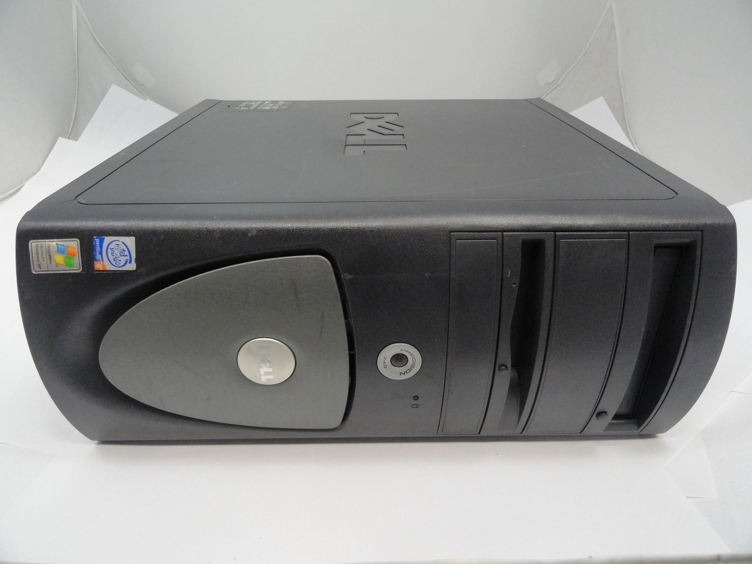 2.0/256/0 Tower - Dell Precision 340 Tower Computer 2GHz Pentium 4 CPU 256Mb RAM No HDD. DVD and FDD Drives - USED
