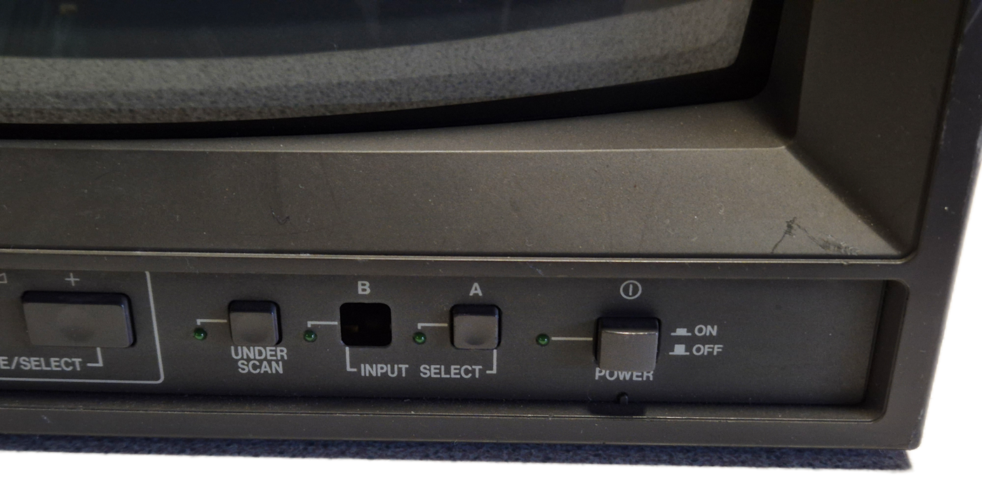 JVC TM-H140PN Colour Video Monitor - Power on and menu display only tests complete USED