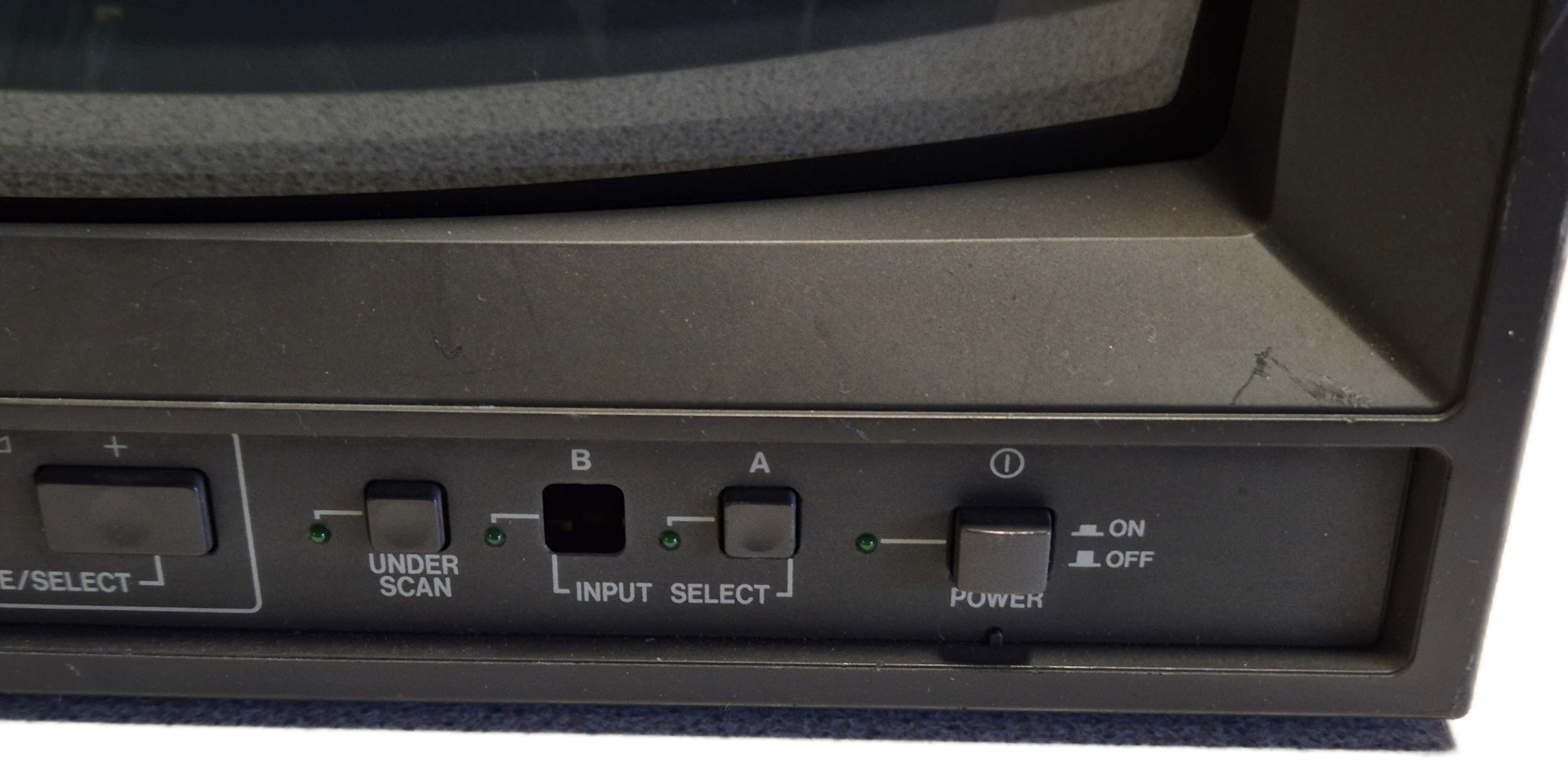 JVC TM-H140PN Colour Video Monitor - Power on and menu display only tests complete USED