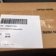 HP POWER SUPPLY 500W FLEX SLOT PLATINUM (754377-001 720478-B21 NEW)