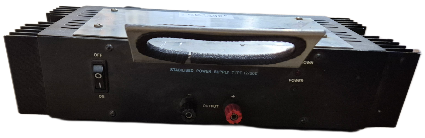 BNOS Electronics Type 12/20E 13.8VDC 20AMPS Liner Power Supply USED