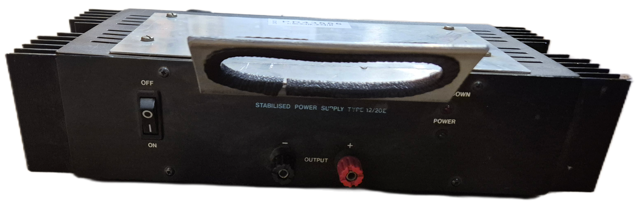 BNOS Electronics Type 12/20E 13.8VDC 20AMPS Liner Power Supply USED