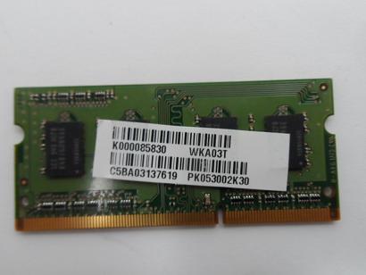 Samsung 1GB PC3-8500 DDR3-1066MHz non-ECC Unbuffered CL7 204-Pin SoDimm ( M471B2873EH1-CF8 ) REF