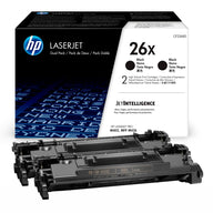 HP 26X Black High Capacity Toner Cartridge Twin Pack ( CF226XD ) NEW OLD STOCK FINAL SALE