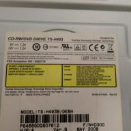 Samsung TS-H493 48x SATA CD-RW DVD Drive - Black ( TS-H493 TS-H493/DEBH TS-H493B/DEBH 0CR582 CR582 0CR582-7061- 85K-00H  Samsung Dell )